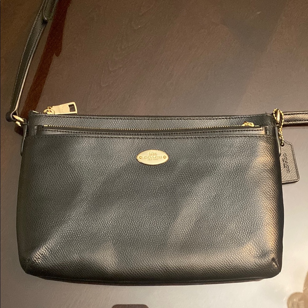 COACH East/West Crossbody With Pop Up Pouch